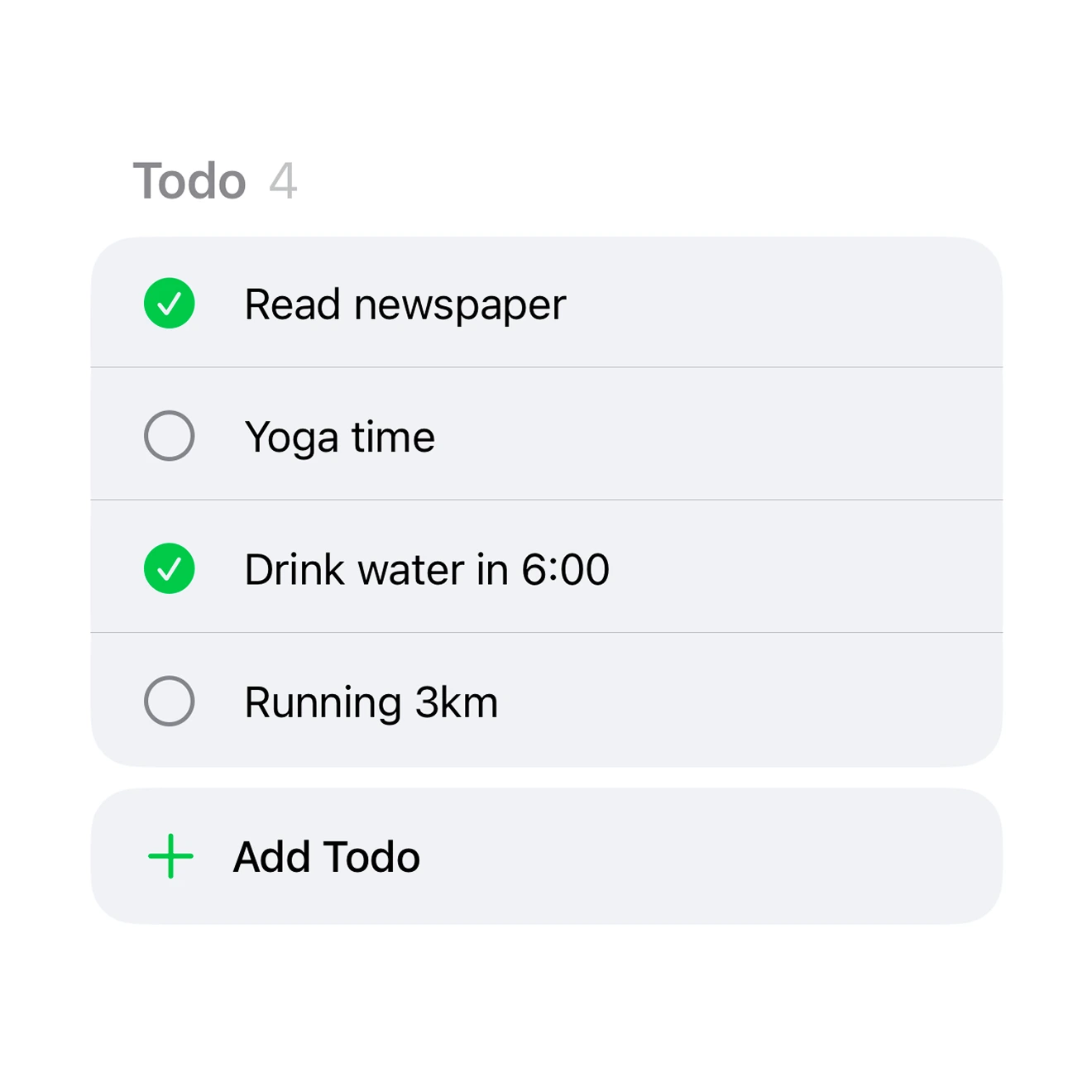 To-Do list preview