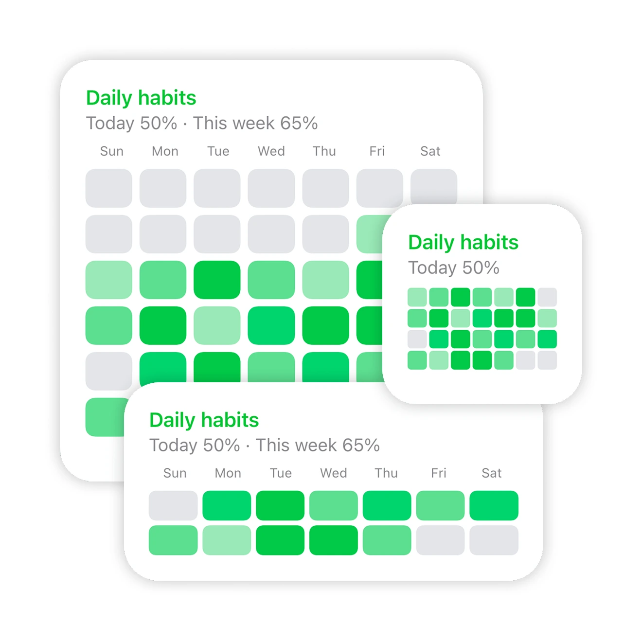 Home Screen widget preview